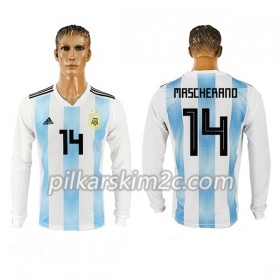 Koszulka Argentyna Mascherano 14 Główna Mistrzostwa Świata 2018 - Koszulki Piłkarskie(L/S)